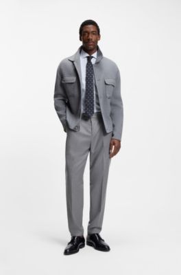 Zapatos de piel con hebilla doble, Negro