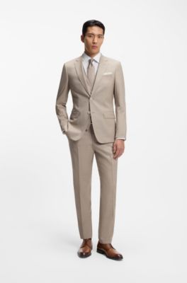 Zapatos Derby en piel lisa y con textura, Marr&oacute;n