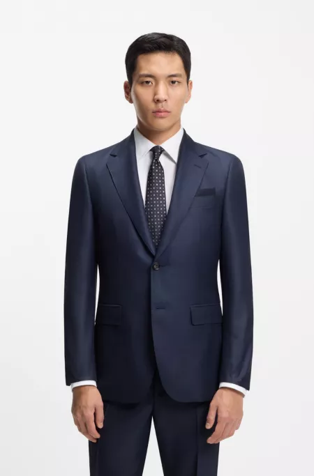 Jacquard-pattern tie in silk