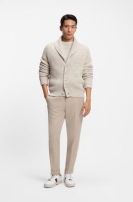 Gary trainers with woven details, White