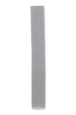 Corbata de punto en seda, Celeste
