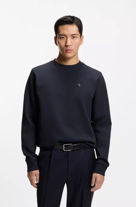 Cotton-blend sweatshirt with Double B monogram