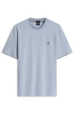 T-shirt en coton, bleu clair