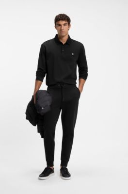Regular-fit pants , Black