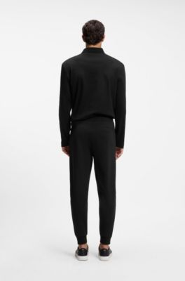 Regular-fit pants , Black