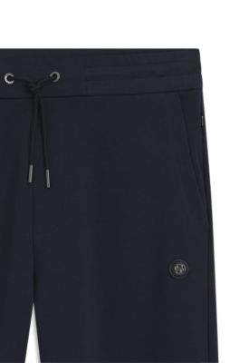 Pantalones de ch&aacute;ndal de algod&oacute;n con monograma Double&nbsp;B, Azul oscuro