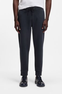 Pantalones de ch&aacute;ndal de algod&oacute;n con insignia con monograma Double&nbsp;B, Azul oscuro