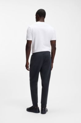 Pantalones de ch&aacute;ndal de algod&oacute;n con insignia con monograma Double&nbsp;B, Azul oscuro