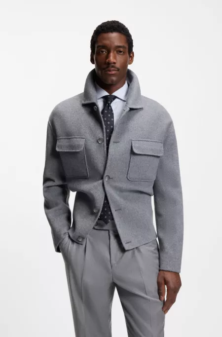 Diagonal-stripe tie in a silk blend