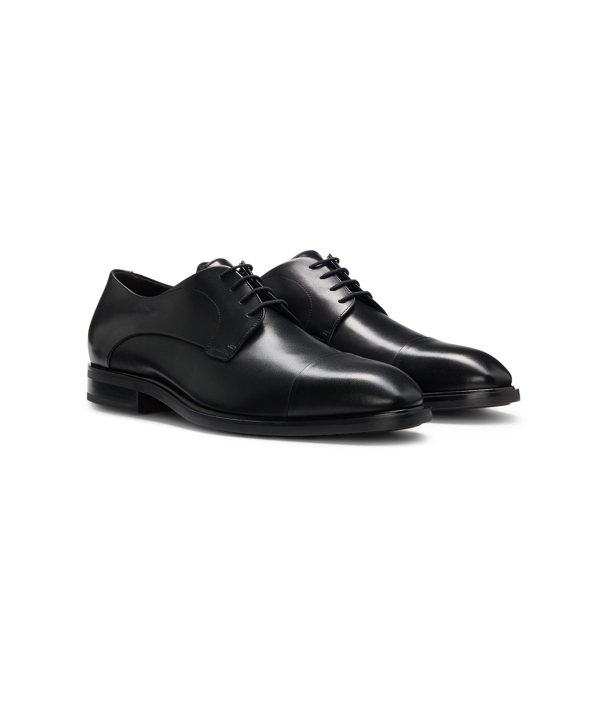 HUGO BOSS Maxero w/ Belt Leather Derby Dress Shoes Black Sz 10.5 Dress Church hbeu50498467_001_250?wid=1980&  main image 2