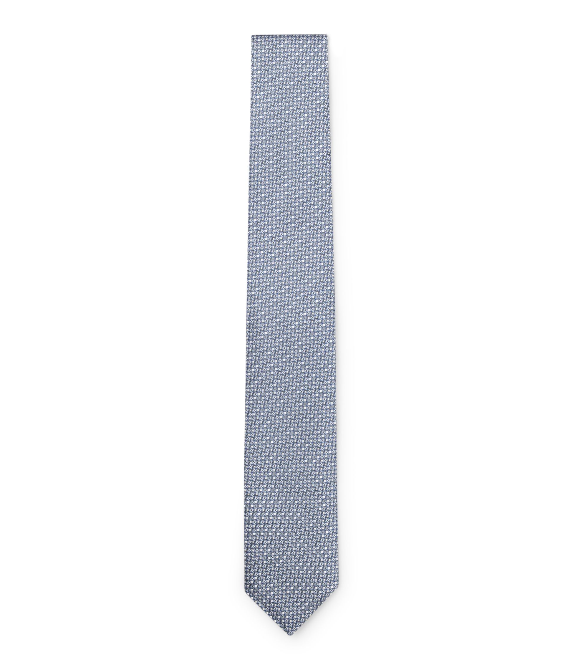 BOSS - Jacquard-pattern tie in a silk blend - Light Purple