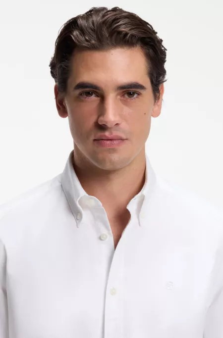 Regular-fit shirt in Oxford cotton