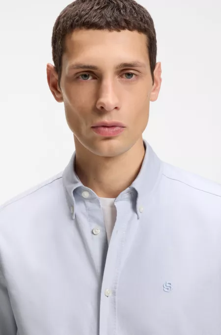 Regular-fit shirt in Oxford cotton