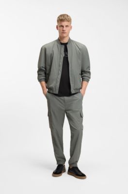 Regular-fit T-shirt in cotton jersey, Black