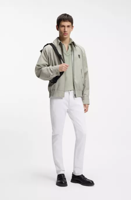 Extra-slim-fit jeans in white comfort-stretch denim