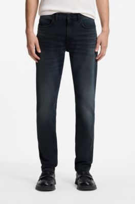 Jean Extra Slim Fit en denim stretch bleu fonc&eacute;, Bleu fonc&eacute;