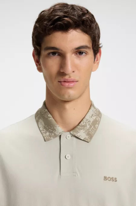 Logo-detail polo shirt in cotton piqué