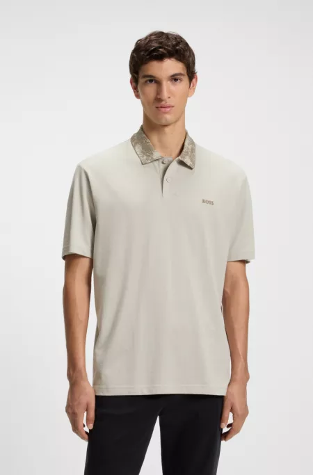 Logo-detail polo shirt in cotton piqué