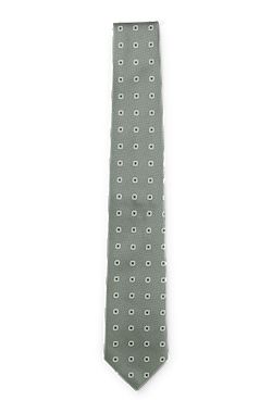 Jacquard-pattern tie in a silk blend