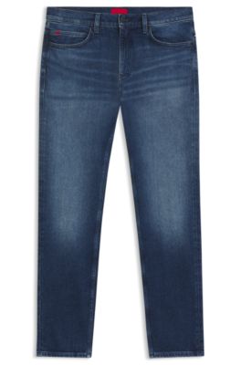 Blue slim-fit jeans in comfort-stretch denim, Blue