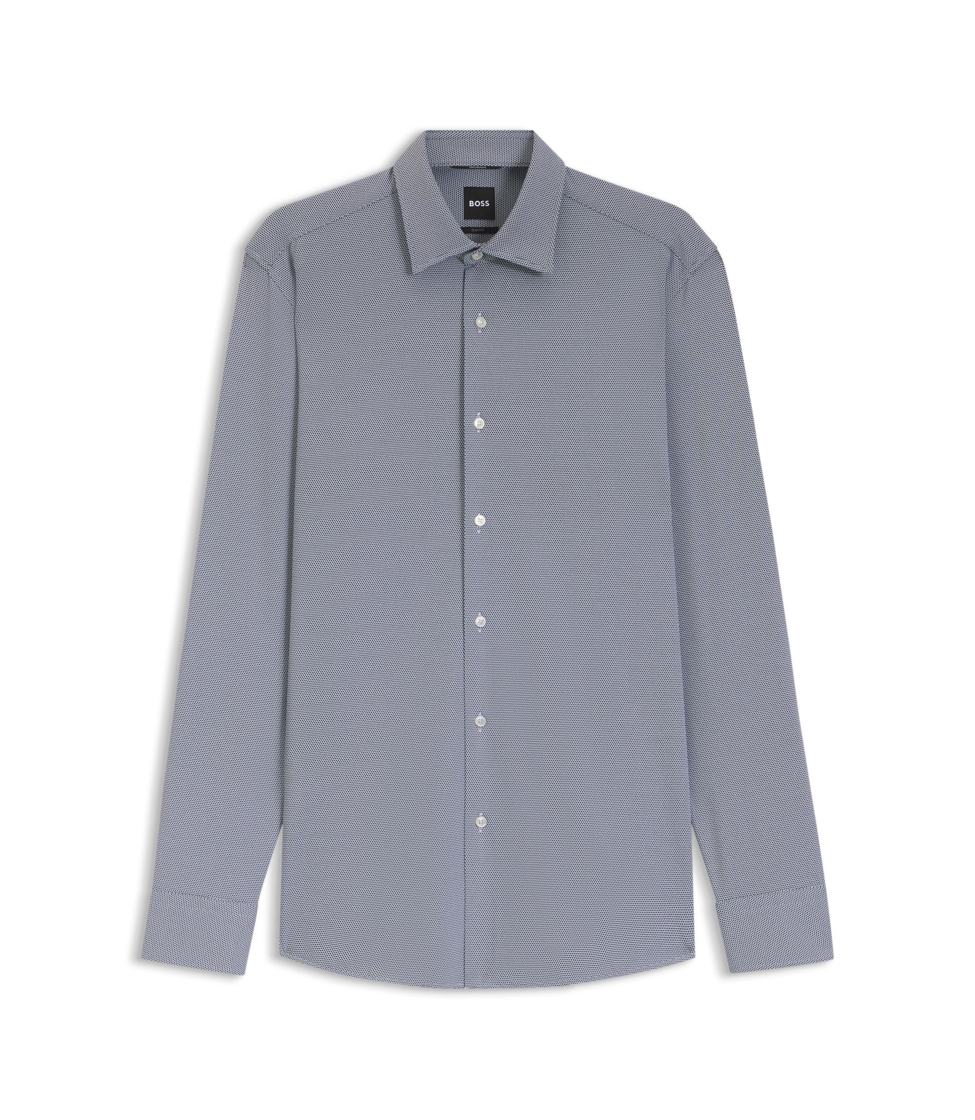 boss mens dress shirts HUGO Men's Hank Kent Shirt, 15 32/33, Cotton Button front closure BOSS Men shirt - White