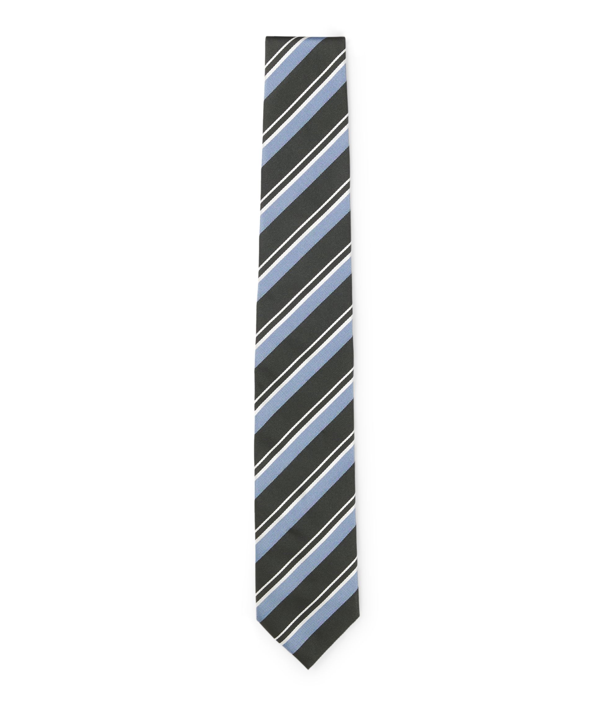 Silk tie with jacquard pattern
