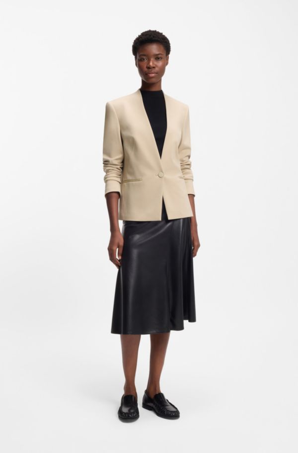 Regular-fit blazer in stretch jersey - image 2