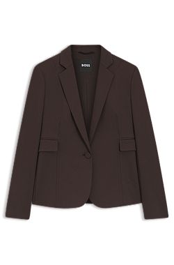 Slim-fit blazer with angled darts