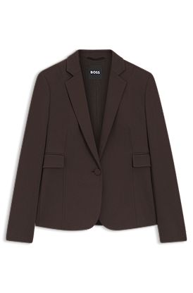 Slim-fit blazer with angled darts