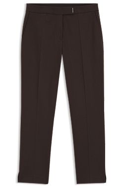 Slim-fit trousers in stretch jersey