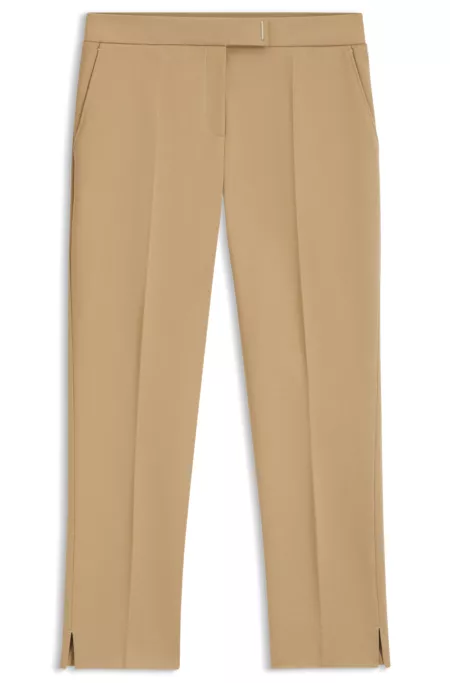 Slim-fit trousers in stretch jersey