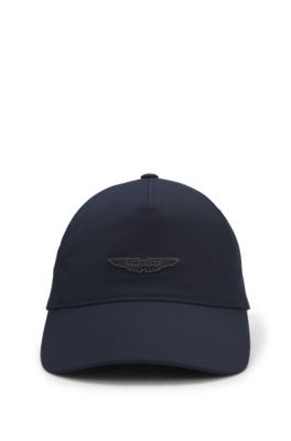BOSS x ASTON MARTIN Casquette d&eacute;perlante avec rivet en forme d'aile, Bleu fonc&eacute;