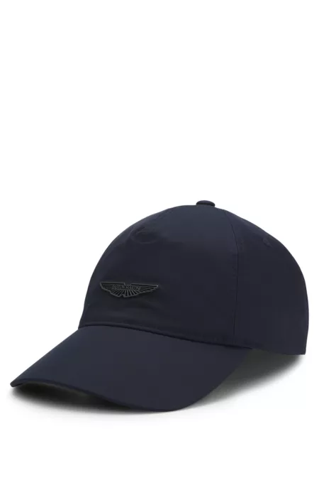 BOSS x ASTON MARTIN water-repellent cap with wing rivet