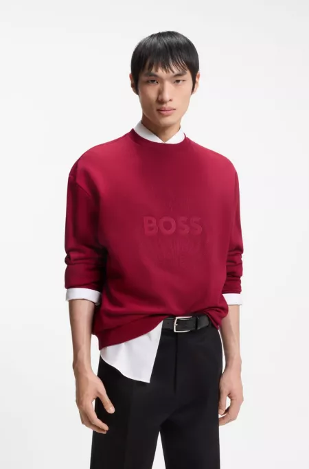 Logo-artwork T-shirt in cotton terry