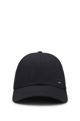 Gorra de sarga de algod&oacute;n con protecci&oacute;n UV, Negro