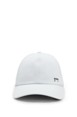 Cotton-twill cap with UV protection, Light Blue