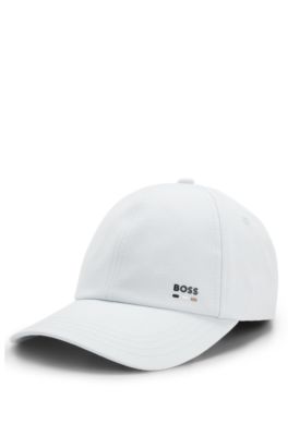 Cotton-twill cap with UV protection, Light Blue