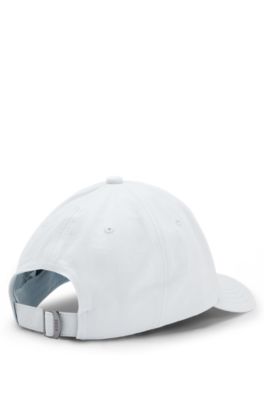 Cotton-twill cap with UV protection, Light Blue