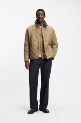 Jean Relaxed en denim stretch indigo, Bleu fonc&eacute;