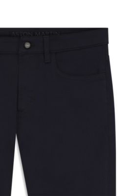 BOSS x ASTON MARTIN slim-fit jeans, Black