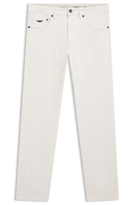 Vaqueros BOSS x ASTON MARTIN slim fit, Blanco