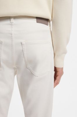 BOSS x ASTON MARTIN slim-fit jeans, White