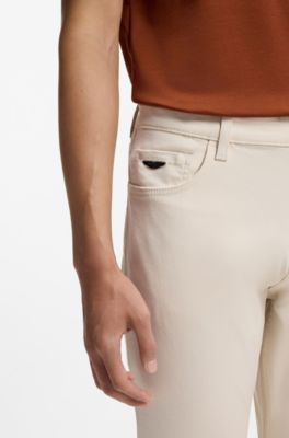BOSS x ASTON MARTIN slim-fit jeans, White