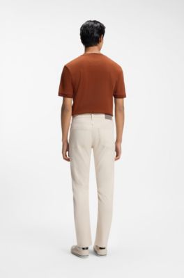 Vaqueros BOSS x ASTON MARTIN slim fit, Blanco