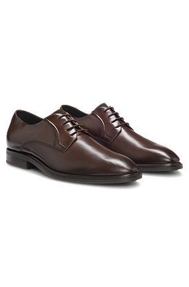 Derby shoes in smooth leather