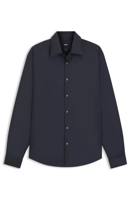 Regular-fit overshirt with padding