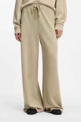 Relaxed-fit sweatpants with Double B monogram, Light Beige