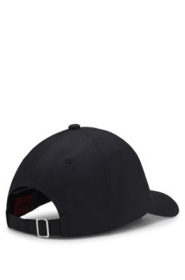 Casquette en twill de coton avec logo c&oelig;ur, Noir