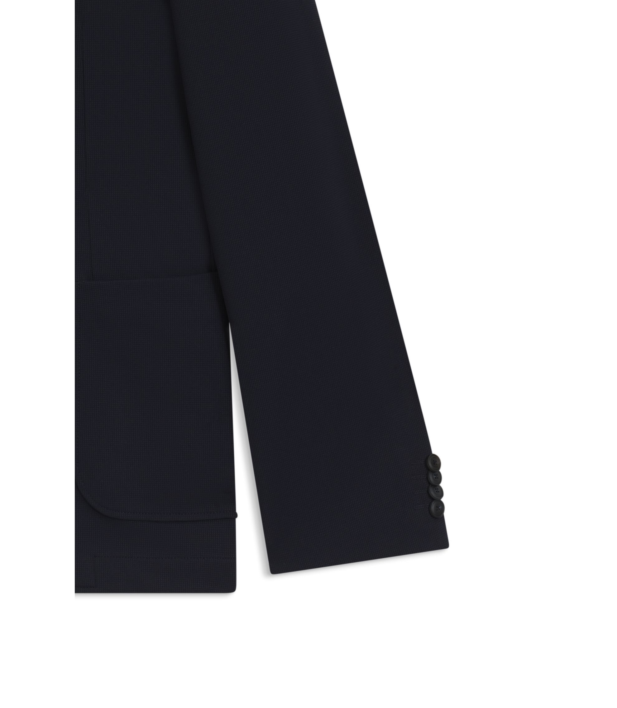 BOSS - Two-piece slim-fit suit in performance-stretch fabric