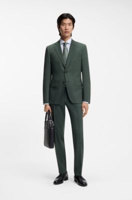 Blazer slim fit en tejido el&aacute;stico lavable, Cal